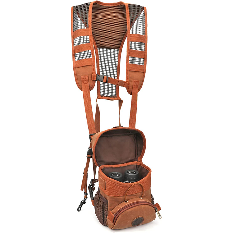 Tactical Bag Manufacturer Leisure Orange Color Binocular Strap Man Chest Pack For Hunting 