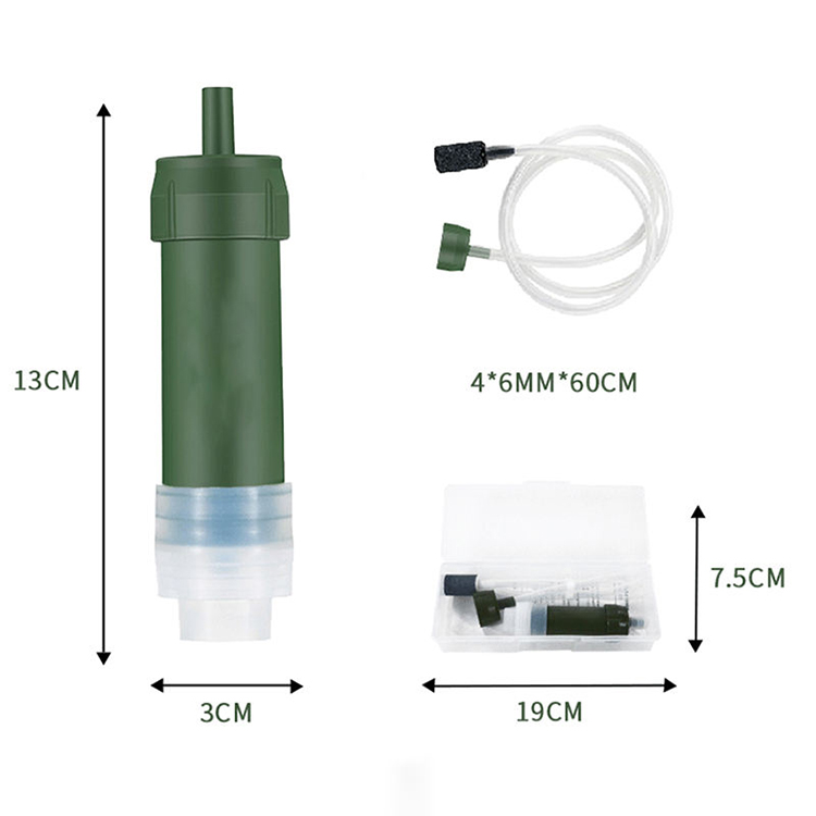 Water Filter Manufacturer Water Drinking Filteration Portable Water filter Kit For Travel 