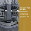 Grey Color Adjustable Chest Packs Vest Lightweight Portable Binocular Pack for Hunting