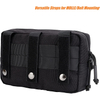 Mini Modular Admin Pouch Tactical MOLLE Utility Gear Tool Pouch for Chest Rig Duty Vest