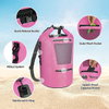 Dry Bag Manufacturer Purple Dry Bag Backpack PVC Waterproof 20L Dry Backpack For Water Sport 