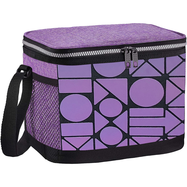 Cooler Bag Maker Customize Pattern Design Laser Dimond Reusable Lunch Box Cooler