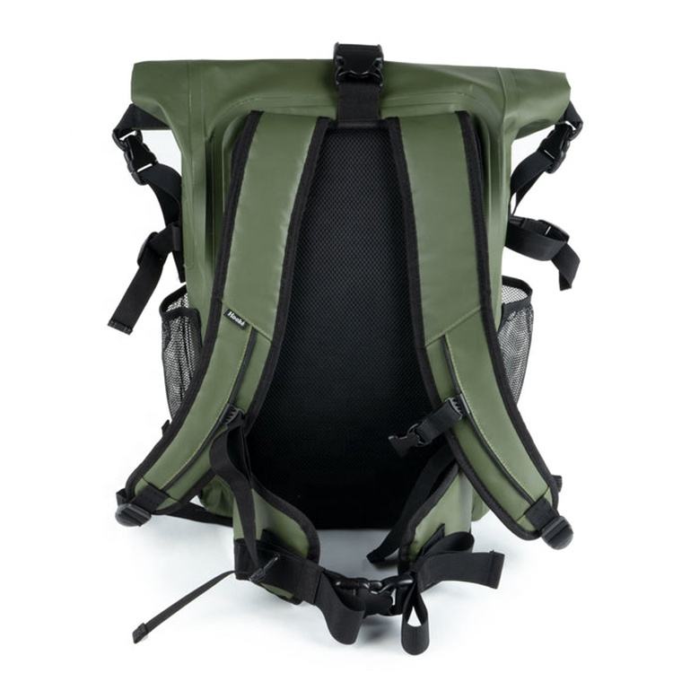 Wholesale Army Green Dry Bag Manufacturer Drypack PVC Dry Bag Backpack For Boating Kayaking 