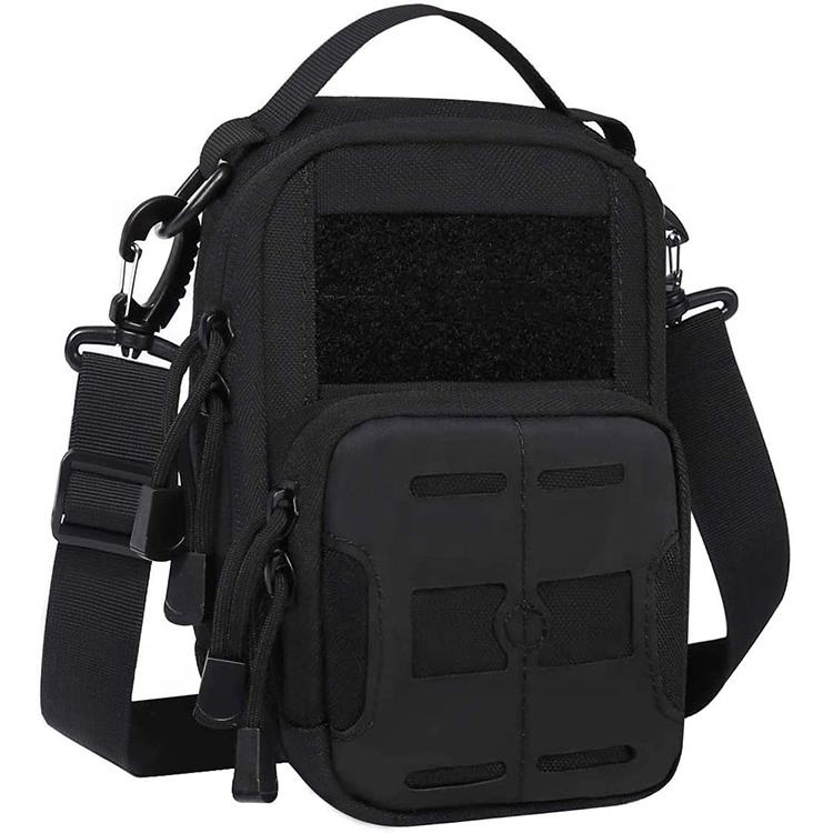 Design Bag Supplier Tactical Pouch 500D Cordura Outdoor Hip Waist Belt Bag Phone Holster Purse with Handle