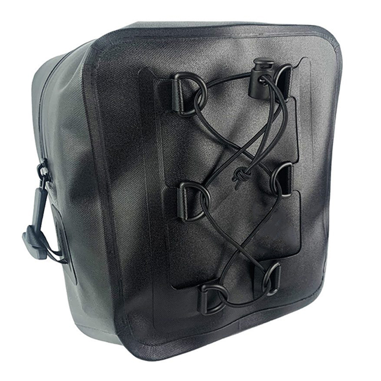 Motorcycle Bag Factory Black Molle System Handlebar Bag For Motorcycle 