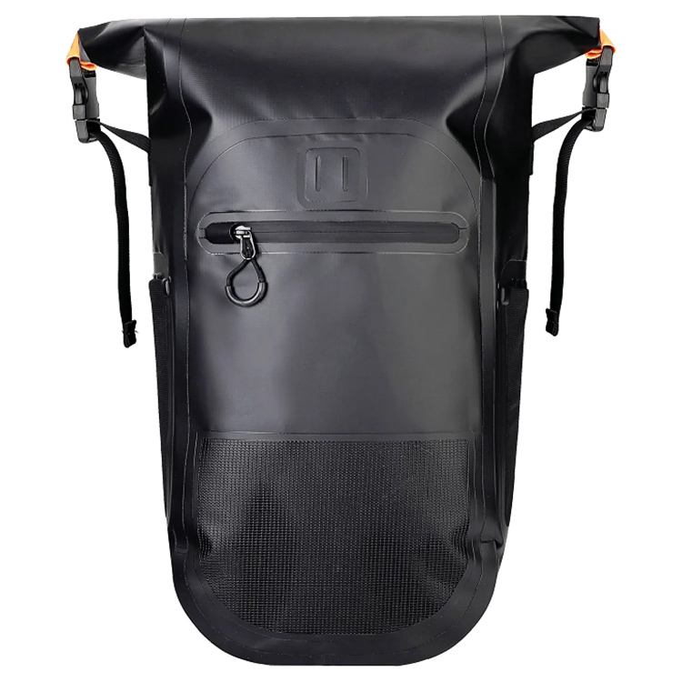 20L Lightweight Durable Nylon Dry Bag Backpack Black For Kayaking Paddle Boarding 