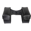 Heavy-duty Waterproof Motorcycle Saddlebags 2-Strap Extra-Large PU Synthetic Leather Motorcycle Hard Bag 